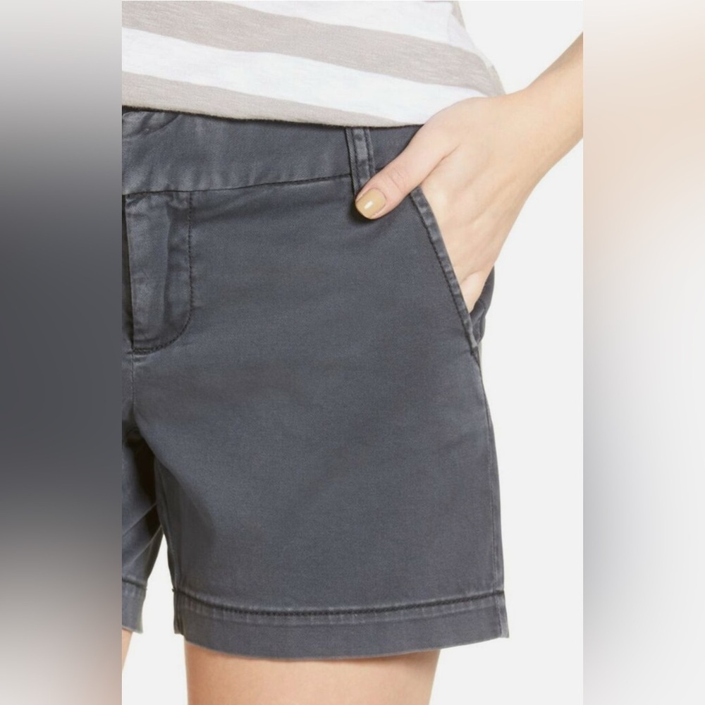 CALSON COTTON TWILL MID RISE  NORDSTROM GRAY SHORTS NEW - Picture 5 of 10